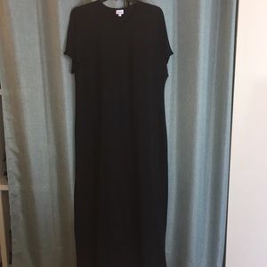 BLACK Lularoe Maria Maxi Dress Size 2XL